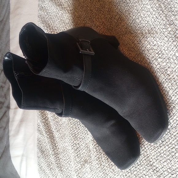 Black Ankle Boots - Picture 2 of 8